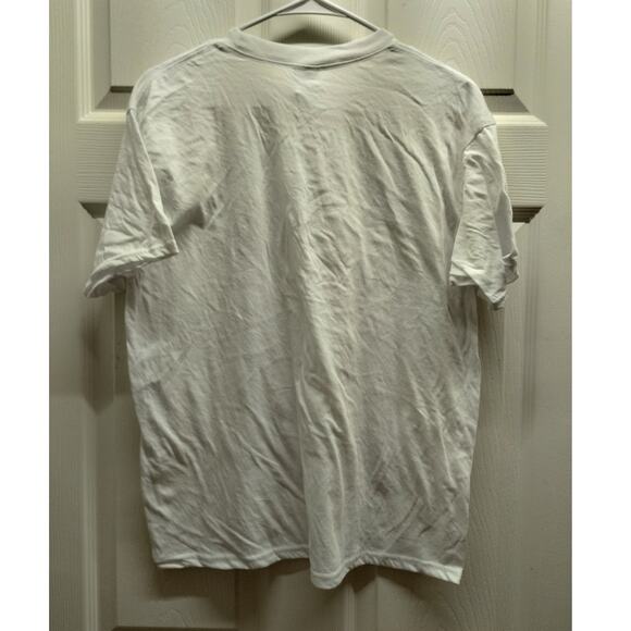 Lot of 3 NEW Delta-Dri Men's Size L Solid White T-Shirts Plain Blank Workwear - Picture 2 of 4
